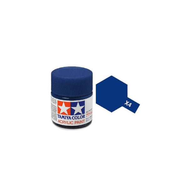 Tamiya Models X-4 Mini Acrylic Paint, Blue