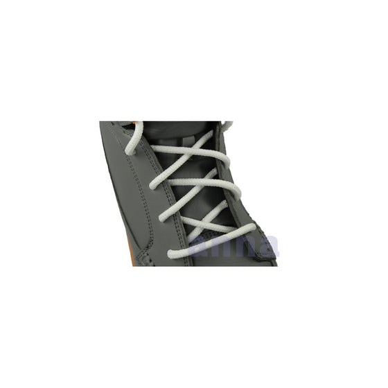 Round Shoelace White 45" 7 Pr. Eyelets 5mm Thick Sneakers Shoelace