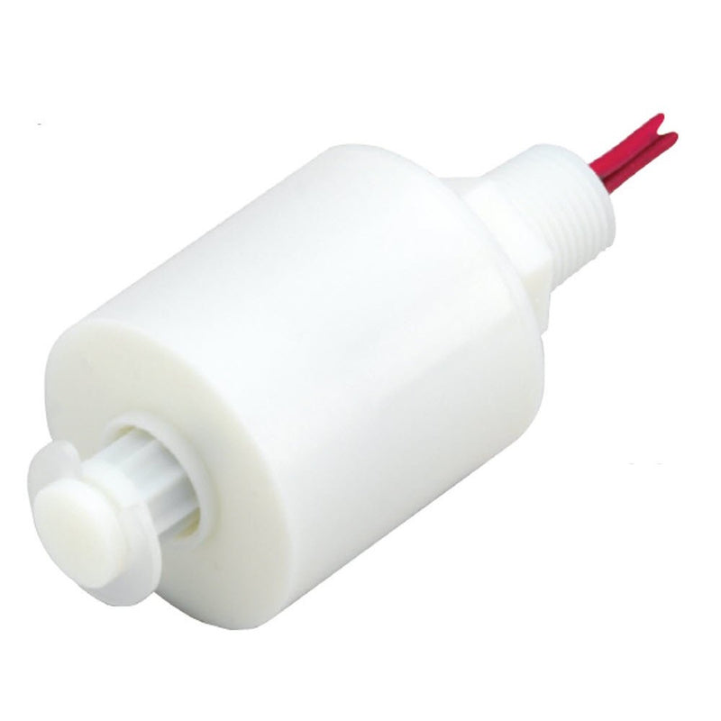 Gems Sensors 142505 Polypropylene Float Single Point Highly Reliable Compact Level Switch, 1" Diameter, 1/8" NPT Male, 13/16" Actuation Level