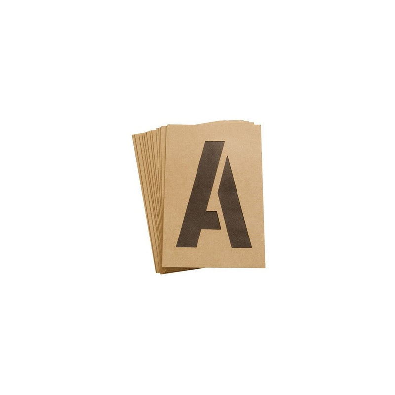 Hy-Ko ST-6 6" Reusable Number & Letter Stencil