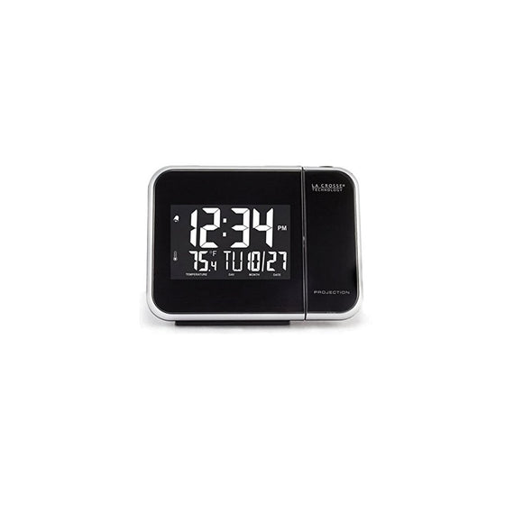 La Crosse Technology 616-1412 Projection Alarm Clock with Indoor Temperature