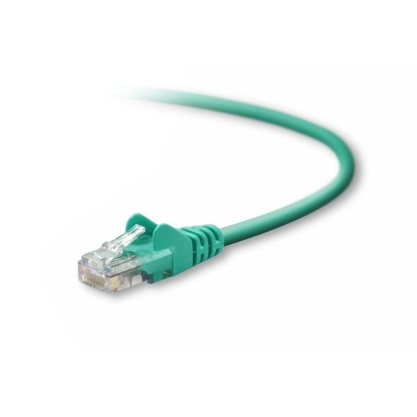 Belkin 15ftCAT5E Green Patch Cord Snagless