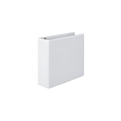 Wilson Jones 3 Inch 3 Ring Binder, Basic D-Ring View Binder, White (W386-49W)