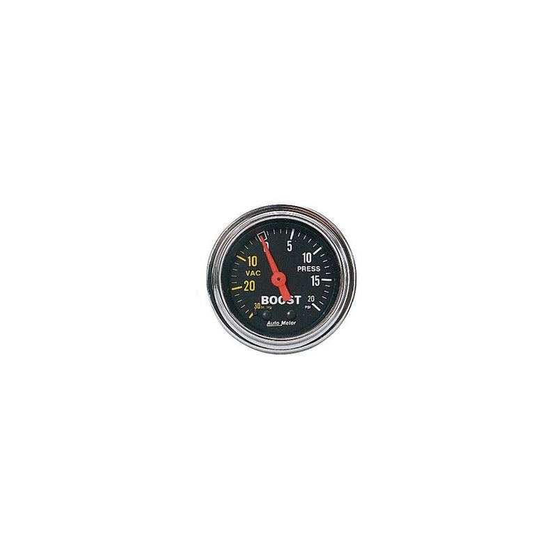 Auto Meter 2401 Traditional Chrome Mechanical Boost/Vacuum Gauge
