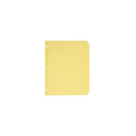 Avery 11501 Write & Erase Plain-Tab Paper Dividers, 5-Tab, Letter, Buff (Box of 36 Sets)