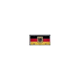 Germany Flag with Eagle License Plate