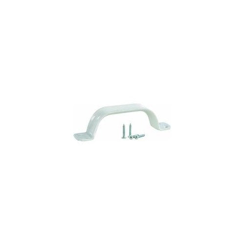 National Hardware N162-594 V6 Pull in White vinyl coated