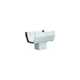 Genova #RW104 White Gutt Drop Outlet