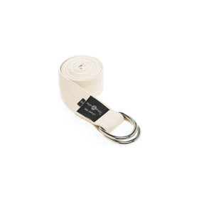 Hugger Mugger D-Ring Yoga Strap (Natural, 6 ft.)