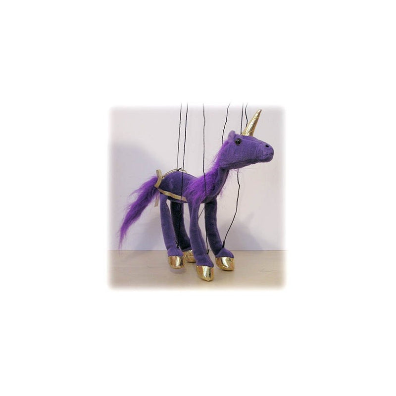 Sunny Puppets Purple Unicorn 18" Marionette