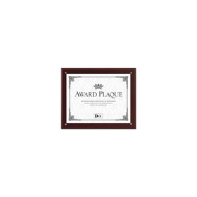 DAX N100MT Plaque-In-An-Instant Kit with Certificates/Mats, Wood/Acrylic 10 1/2 x 13 Inches, Mahogany