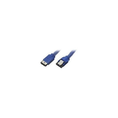 Link Depot 3-Feet E-SATA to SATA 3Gbps Cable, Blue (ESATA-SATA-3BU)