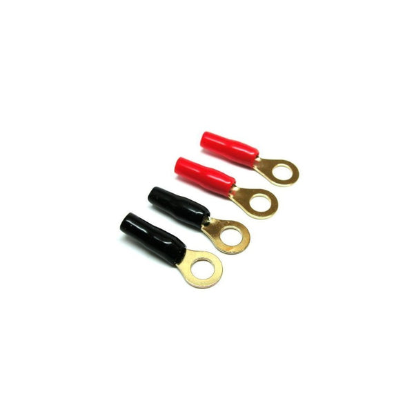 Stinger 8 Gauge Crimp Style Ring Terminal 2 Pair