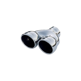 Flowmaster 15369 Exhaust Tip -Dual 3.50 in Rolled Angle Polished SS Fits 2.50 in.Tubing - weld on