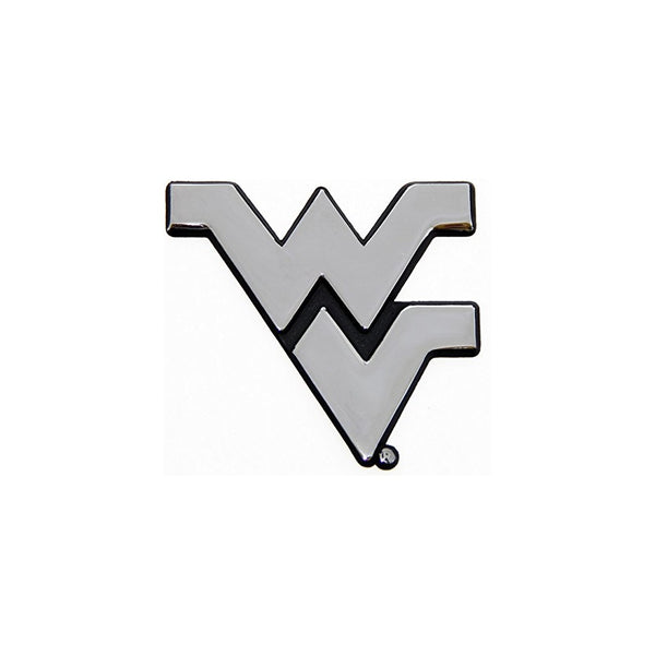 West Virginia University Mountaineers Chrome Plated Premium Metal Emblem Car Truck Motorcycle Logo