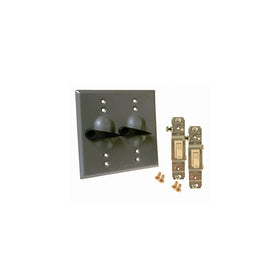Hubbell-Bell 5124-0 2-Gang Lever Switch Weatherproof Cover