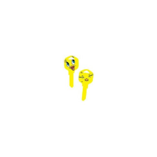 Hy-Ko Key Blank Themed Ez# Kw1 - Tw3 Tweety Face Single Sided