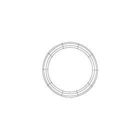 Panacea Wire Wreath Frame, 20-Inch, Green