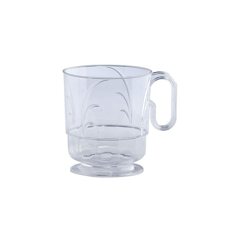 Lillian Signature Collection 40 Count Elegance Coffee Mug, 8-Ounce, Clear