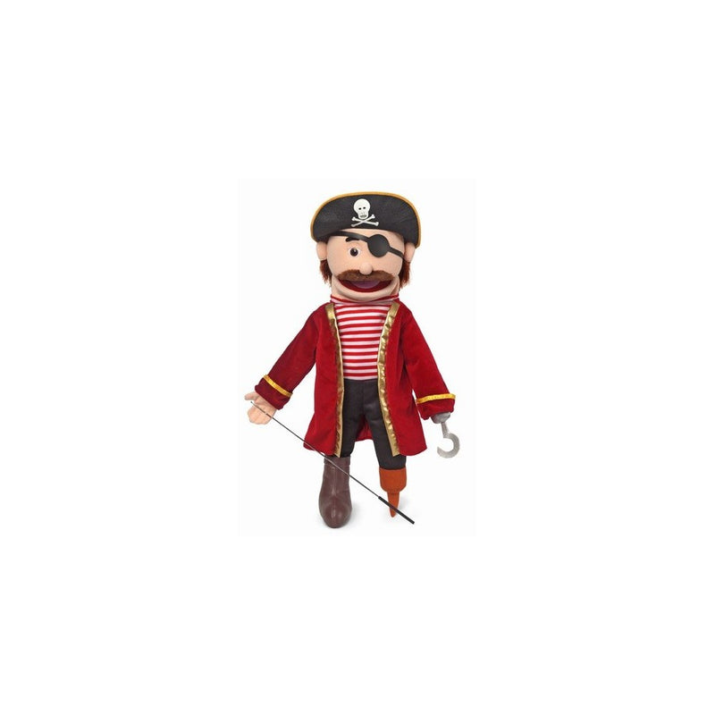 25" Pirate, Peach Male, Full Body, Ventriloquist Style Puppet