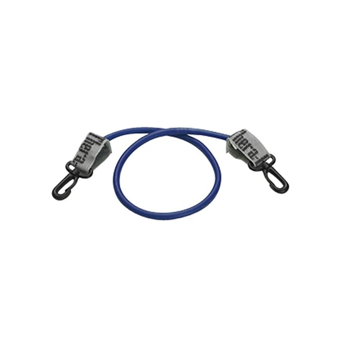 TheraBand Wellness Station Professional Latex Resistance Tubing With Connectors for Physical Therapy, Exercise Station for Rehab, Pilates, Set of 2, 18 Inch, Blue, Extra Heavy, Intermediate Level 2