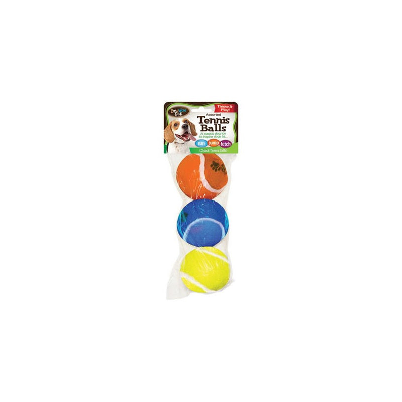 Bow Wow Tennis ball, 3-Pack, 2-1/2-Inch