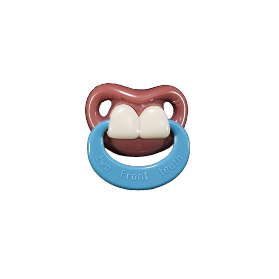 Two Front Teeth w/ Ring-Billy Bob Pacifier-Pacifier With Personality