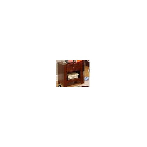 247SHOPATHOME IDF-7905OAK-N Childrens, nightstand, Oak