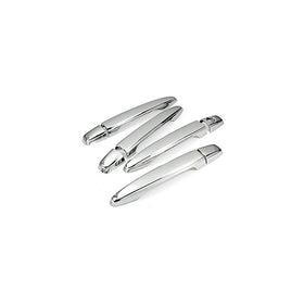 MaxMate Fits 05-13 Toyota Tacoma/05-08 4Runner/05-11 Avalon/07-11 Camry/04-10 Sienna/04-09 Lexus RX330/RX350 Chrome 4 Doors Handle Cover W/O Passenger Side Keyhole No Smartkeyhole