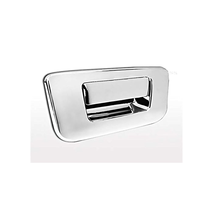 MaxMate Fits 07-13 Chevy Silverado/GMC Sierra (Not for Classic) Chrome Tailgate Handle Cover Deluxe W/O Keyhole
