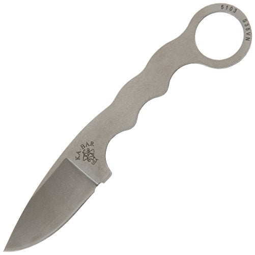 Ka-Bar 5103 Snody "Snake Charmer" Fixed Blade Knife, Silver