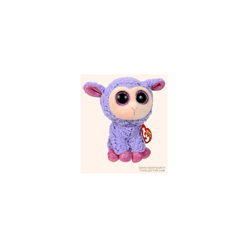 New TY Beanie Boos Cute Lavender the lamb Plush Toys 6'' 15cm Ty Plush Animals Big Eyes Eyed Easter Purple Sheep Stuffed Animal Soft Toys for Kids Gifts