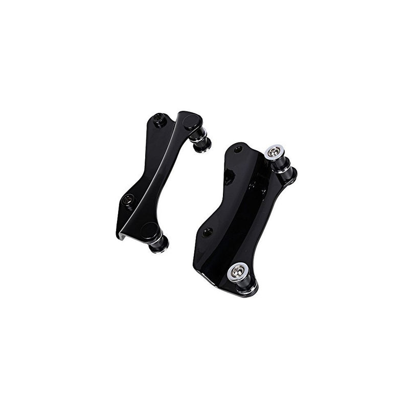 4 Point Docking Hardware Kit For Harley Touring Models 2014-2016 -- Glossy Black