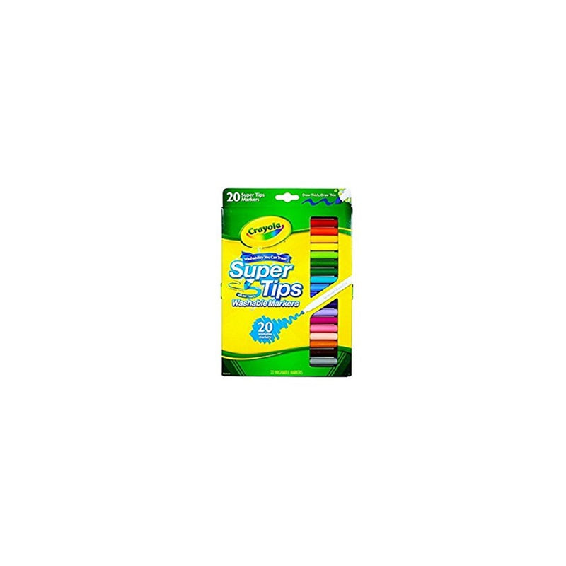 Crayola 20 Ct Super Tips Washable Markers