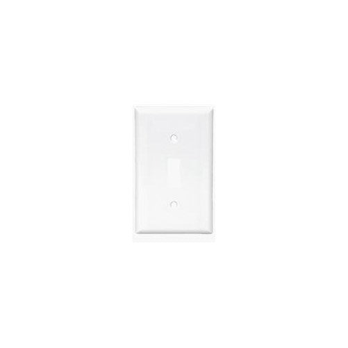 Cooper Wiring Devices 5134W-SP-L Nylon 1-Gang Toggle Switch Standard Size Wallplate, White