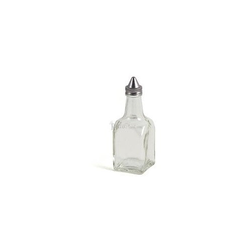 Tablecraft Products Stainless Steel Top Oil and Vinegar Cruet