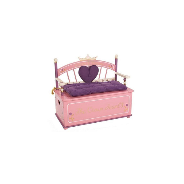 Wildkin Princess Toy Box Bench