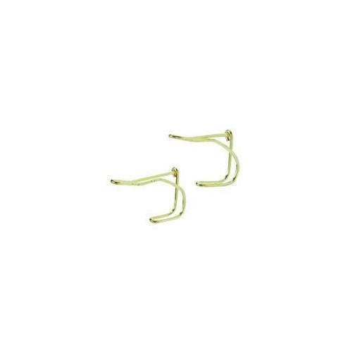 National Hardware N186-866 V161 Wire Coat/Hat Hooks in Brass, 2 pack
