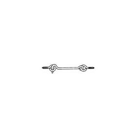 National Hardware N118-158 V2001 Hooks and Eye in Solid Brass