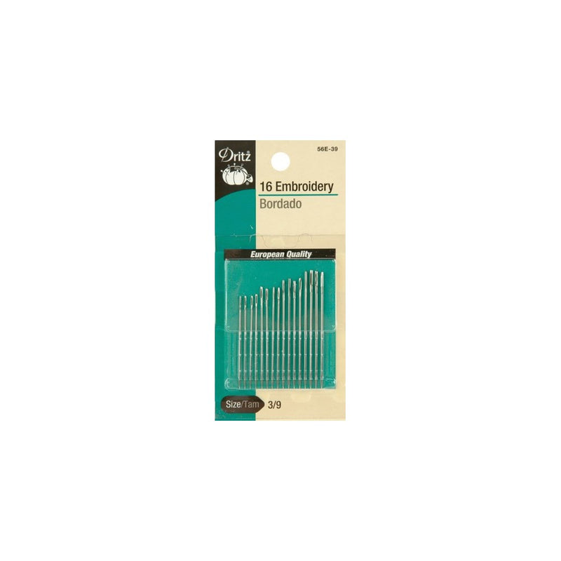 Dritz(R) Embroidery Hand Needles-Size 8 16/Pkg