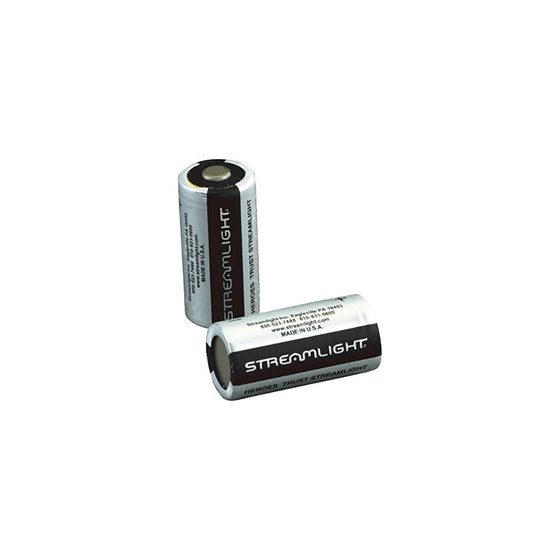 Streamlight 85175 CR123A Lithium Batteries, 2-Pack