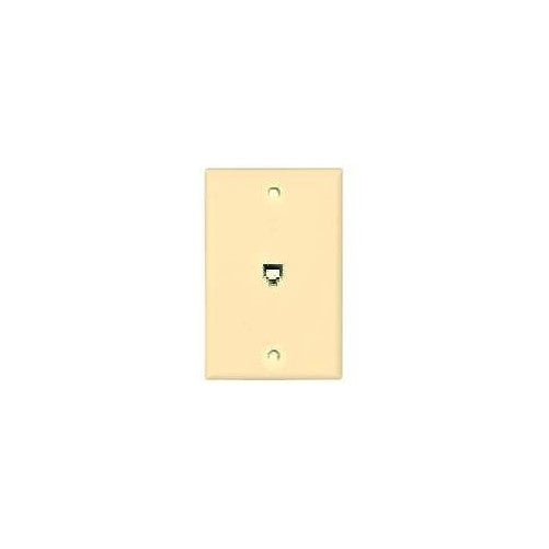 Mooris Wall Plate and Jack, Ivory