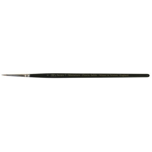 Winsor & Newton Series 7 Kolinsky Sable Miniature Watercolor Brush - Short Handle Round #0