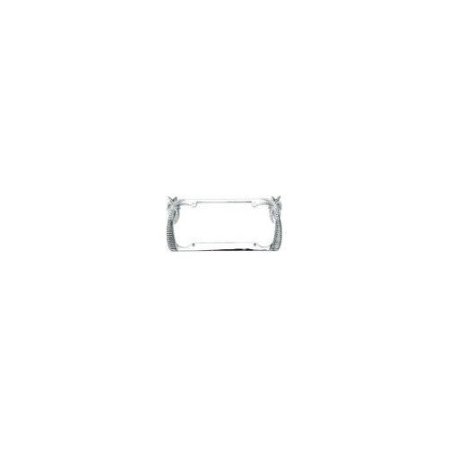 Palm Tree License Plate Frame (Chrome Metal)