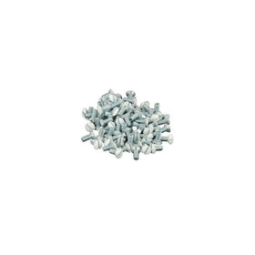 Leviton 88400-PRT 5/16in. Long 6-32 20 Pc. Thread Oval Head Milled Slot Replacement Wallplate Screw, White