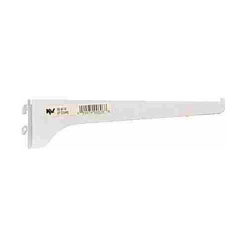 Knape & Vogt 180WH 10" 10" White Shelf Brackets