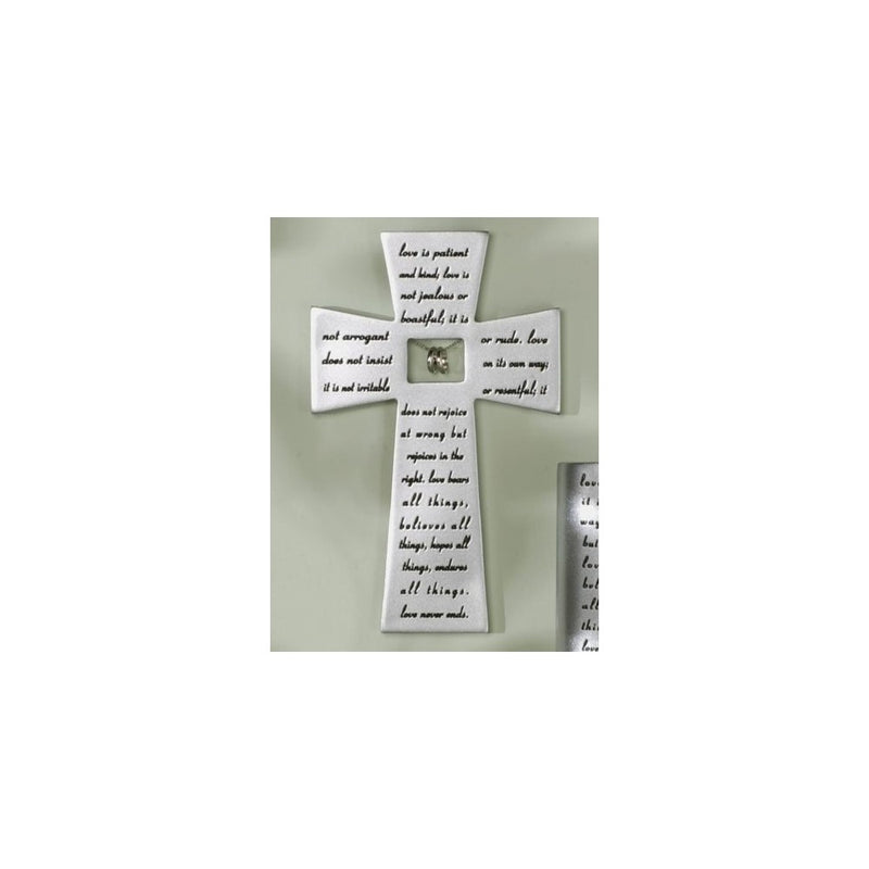 Love Never Fails Wall Cross
