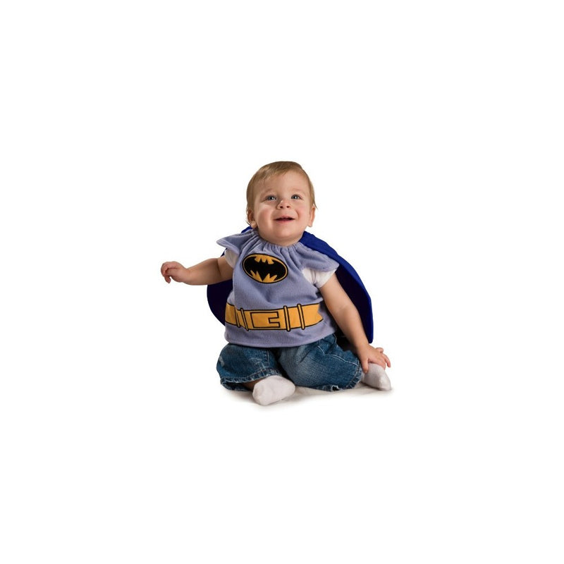 Rubie's Batman The Brave And The Bold Deluxe Bib, Batman Print, Newborn (0-9 Months) Costume