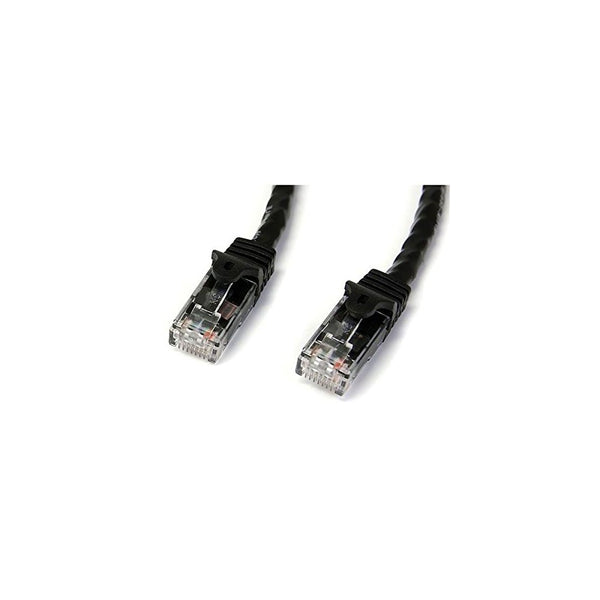 StarTech.com Cat6 Patch Cable with Snagless RJ45 Connectors - 15 ft, Black