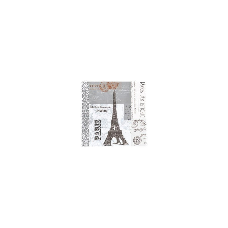 Paperproducts Design 5x5 Paris Cocktail/Beverage Paper Napkins - 6903